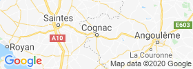 Cognac map
